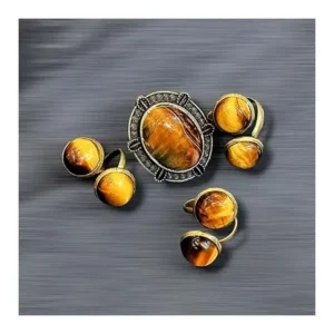 انگشتر-سنگ-چشم-ببر