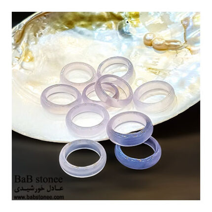 حلقه عقیق شفافف