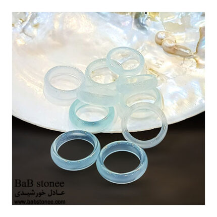 حلقه عقیق شفاف