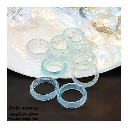 حلقه عقیق شفاف