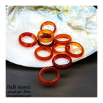 حلقه عقیق نارنجی