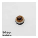 نگین سنگ عقیق باباقوری گرد (چند پوست)