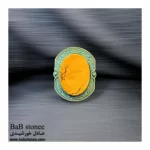 انگشتر-سنگ-جاسپر-تک-رنگ