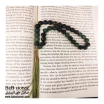 تسبیح-عقیق-خزه-ای