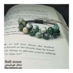 دستبند-سنگ-عقیق-خزه-ای