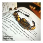 دستبند بافت سنگ چشم ببر